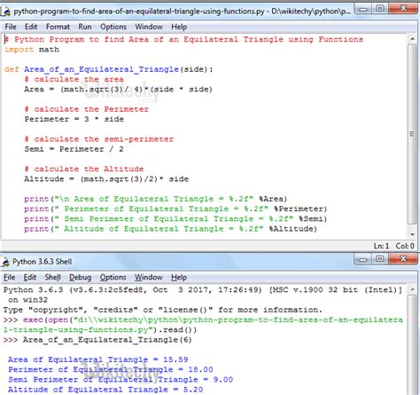 Image result for How to Draw Equilateral Triangle Python