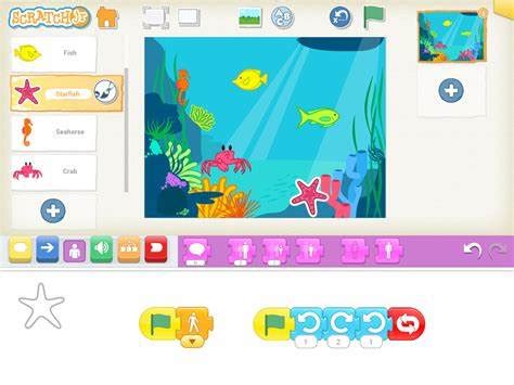 Toradh íomhá ar Scratch JR Screen