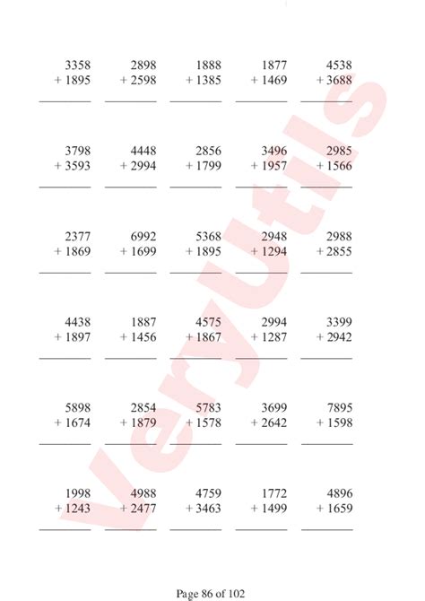 Image result for Math Practice Worksheets Printable