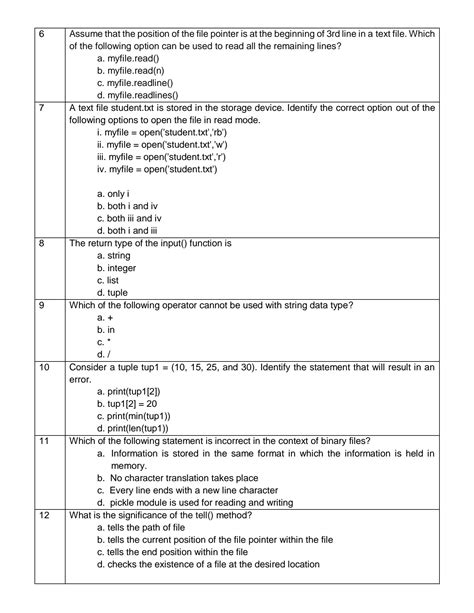 Image result for Model Question Paperof Class 12 Computer Science