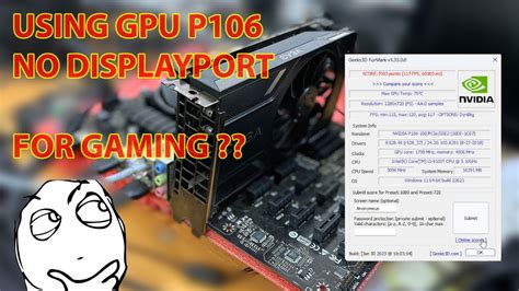 P106 Mining GPU に対する画像結果