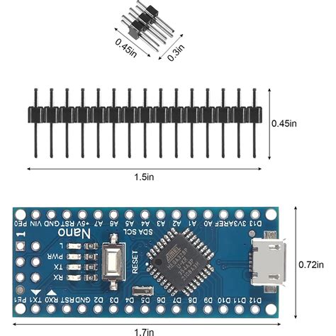 Arduino Nano Pin Diagram に対する画像結果