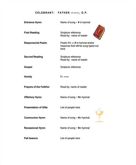 Image result for Program List Sample