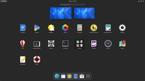 Afbeeldingsresultaten voor Gnome Environment in Linux