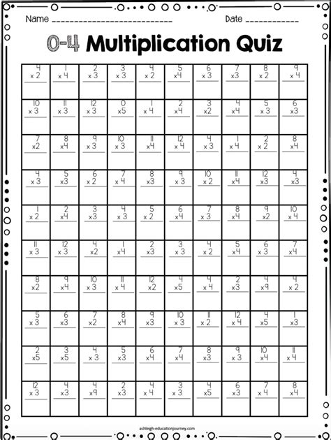 Math Facts 4th Grade Printable に対する画像結果