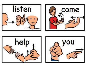 Sign Language Vocabulary に対する画像結果