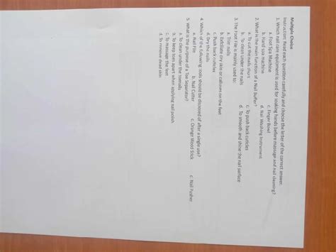 Image result for Instruction for Multiple Choice Questions