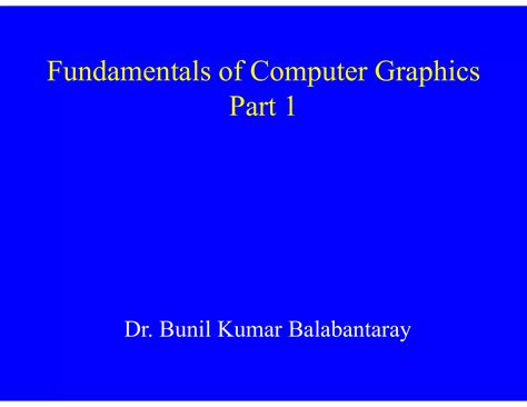 Image result for Basics of Computer Graphics PDF