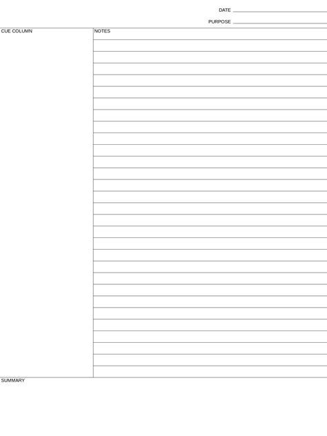 Image result for Printable Template Focus Notes