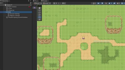 Unity 2D Tile Map に対する画像結果