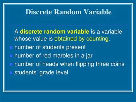 Image result for What Is a Discrete Random Variable