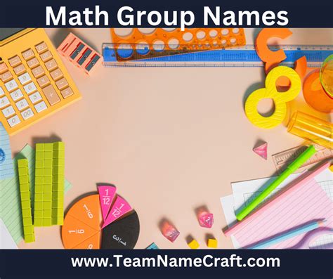 Image result for Math Group Names Theme