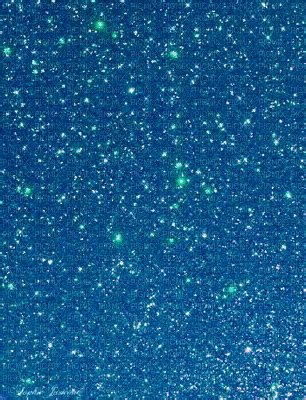 Blue Glitter Gif