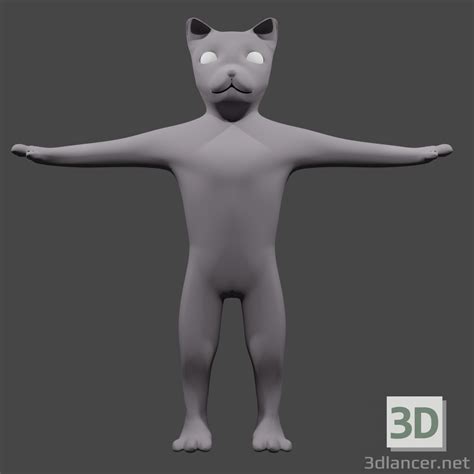 Toradh íomhá ar Low Poly Cat Model