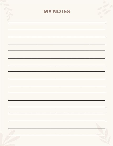 Image result for Note Paper Template