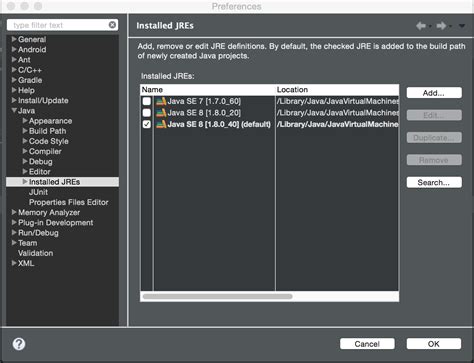 Change Java Version in Eclipse From Java 11 to Java 8 に対する画像結果