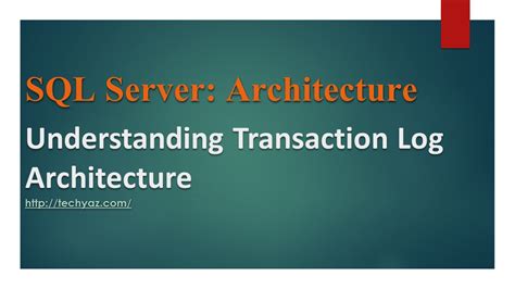 Image result for Log File Architecture in SQL Server