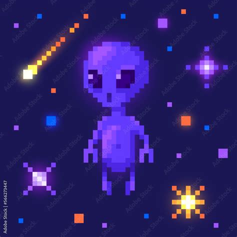 Image result for Alien in Outer Space Painting