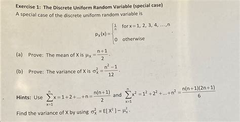 Image result for Variance of Uniform Random Variable