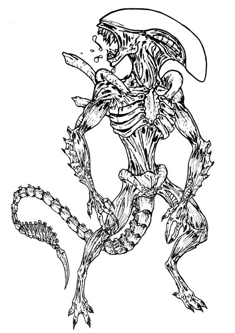 Alien Coloring Pages Printable に対する画像結果