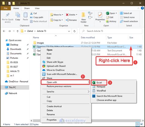 Opening a CSV File in Excel に対する画像結果