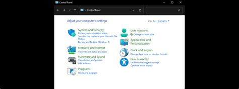 Image result for Control Panel Windows 10