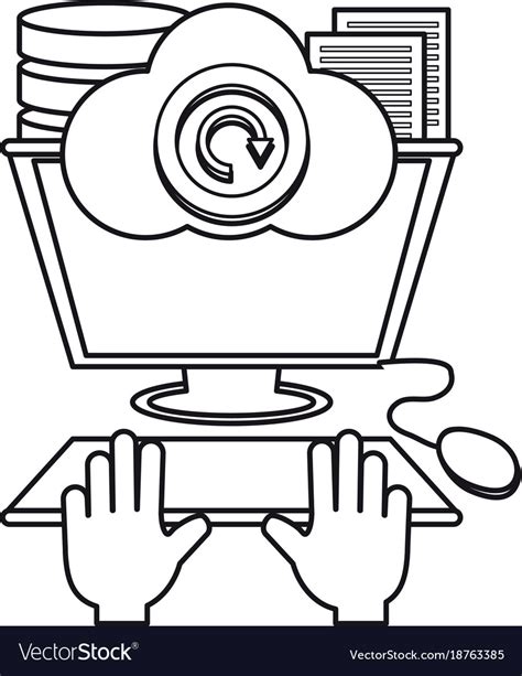 Image result for Data and Computer Vector