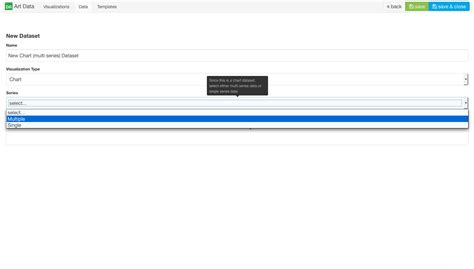 UpdateData Set for Chart に対する画像結果