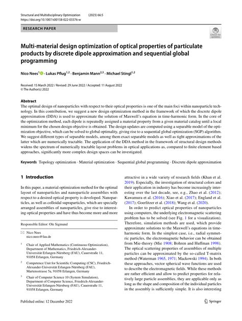 Image result for Material Design Optimization