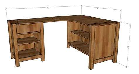 Image result for Corner Computer Desk Plans