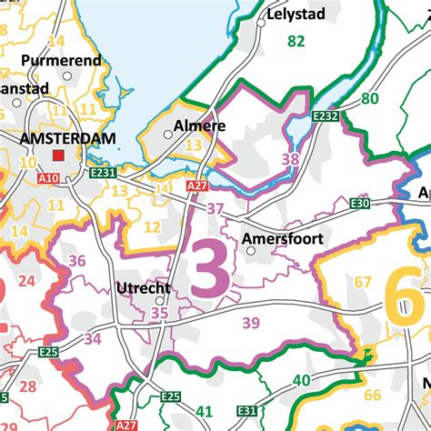 Image result for Postcode Map Nederland