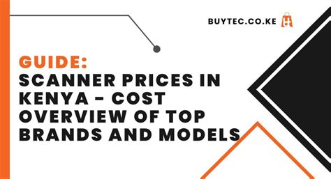 Scanner Prices in Kenya - Top Brands and Models Cost Overview