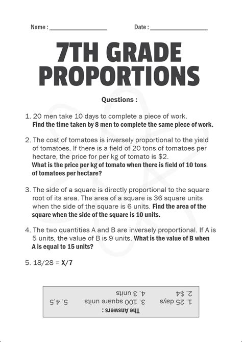 Image result for 7th Grade Math Worksheets PDF