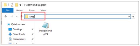Toradh íomhá ar Simple Java Program Helloworld