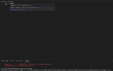 Image result for Visual Studio Code Pygame