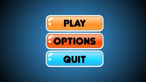 UI Menu 2D Unity に対する画像結果