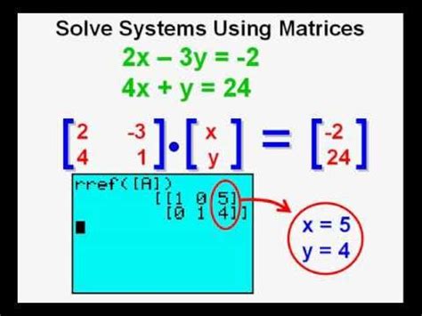 Afbeeldingsresultaten voor How to Solve Equation Using Matrix