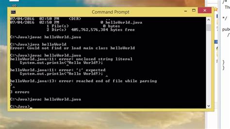 Image result for How to Compile Java Code in Cmd How to Change the Directory