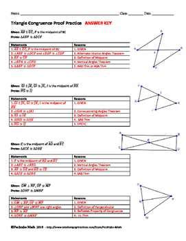 Image result for Triangle Congruence Worksheet Answer Key Back Side