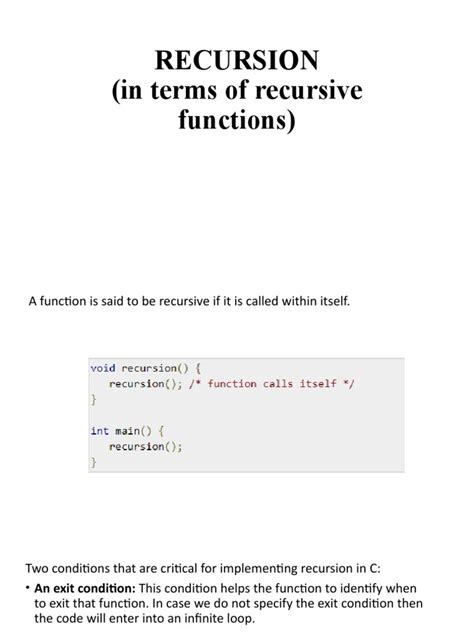 Image result for C Programming Recursion Chart