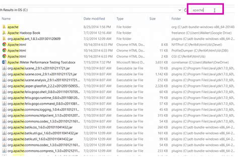 Toradh íomhá ar Windows 10 Find Files