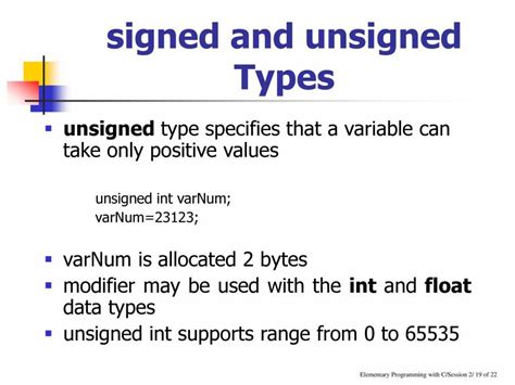 Data Types in C Programming PPT に対する画像結果