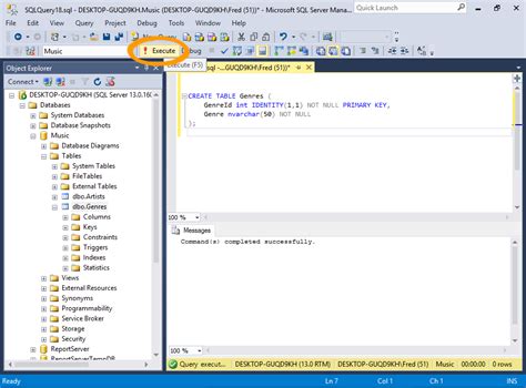 Image result for How to Create Table in Use Query SQL Server