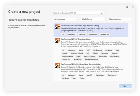 Image result for How to Add DevExpress Template