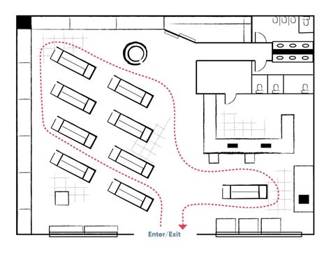 Image result for Circular Layout for a Store Different Color Sections