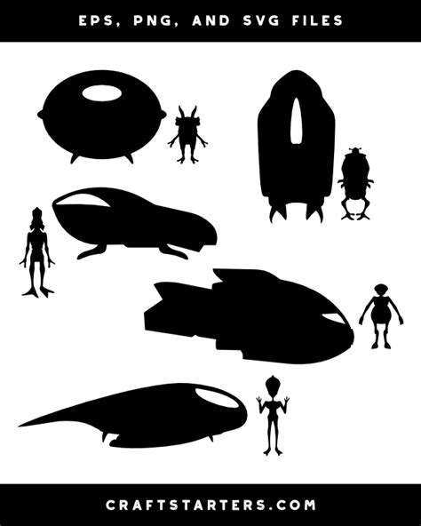 Afbeeldingsresultaten voor Alien Silhouette Clip Art