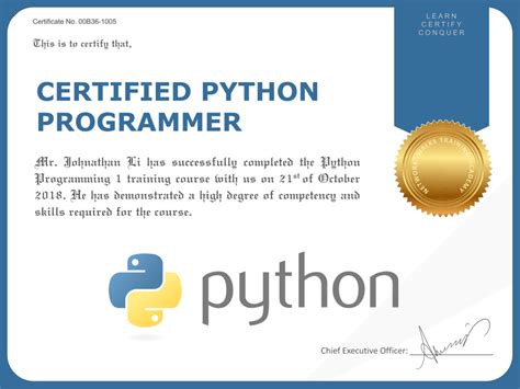 Résultat d’images pour Python Training Module with Hours