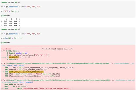 Python Column Matrix に対する画像結果