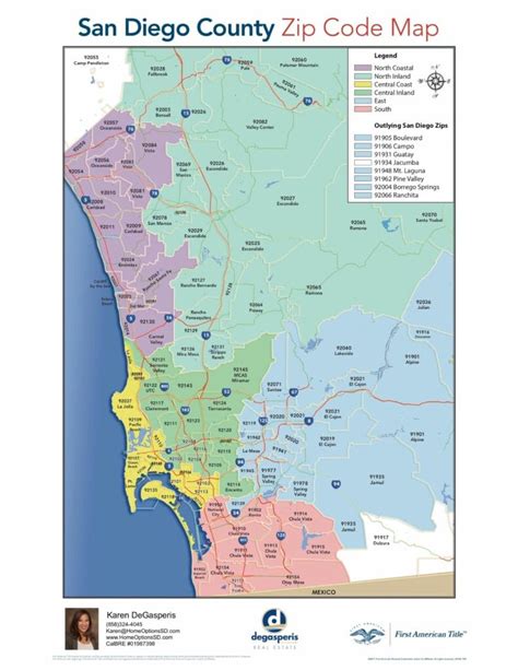 Image result for San Diego Zip Code Map