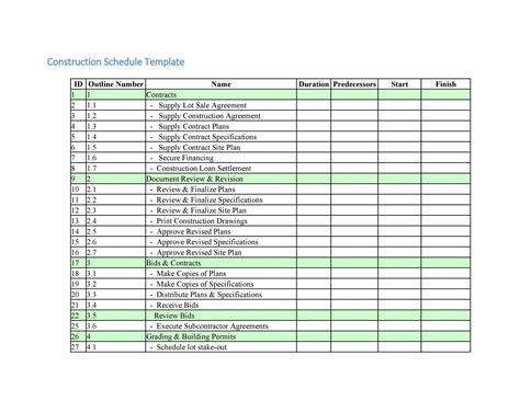 Image result for Construction Schedule Program